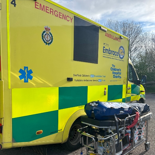 Baby Transport Pod donated to Embrace Transport Team